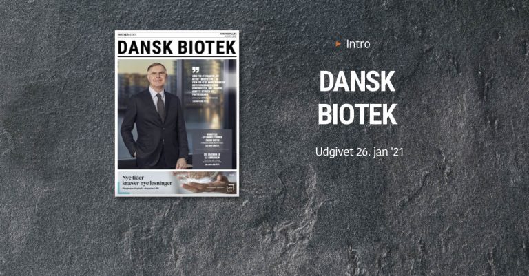 Introduktion: Lad os løfte dansk biotek op i den globale superliga